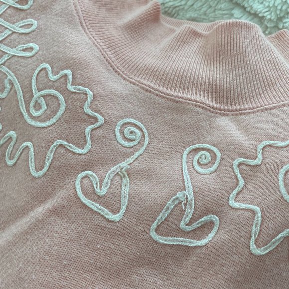 Vintage bubblegum pink mockneck sweater - Picture 5 of 6